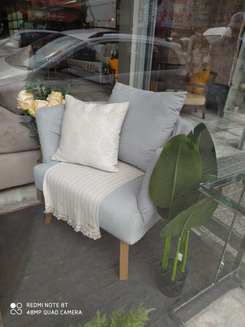 Sillon Estilo Matero Gris